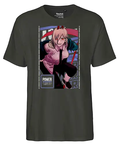 The Blood Fiend - chainsaw, power, anime, manga - Fairtrade T-Shirt
