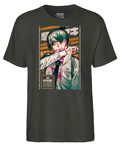 Devil Hunter - chainsaw, anime, manga, devil - Fairtrade T-Shirt
