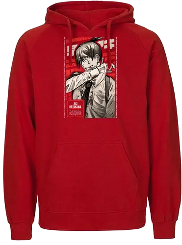 Devil Hunter |BW| - chainsaw, devil, anime, manga - Fairtrade Hoodie