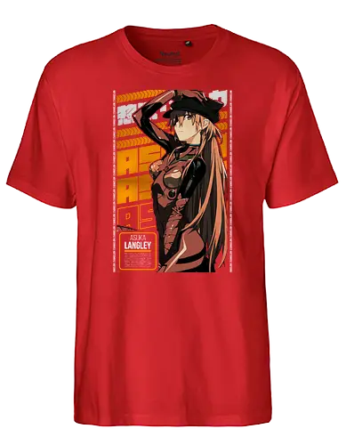 The Second Child - evangelion, mecha, EVA, anime - Fairtrade T-Shirt