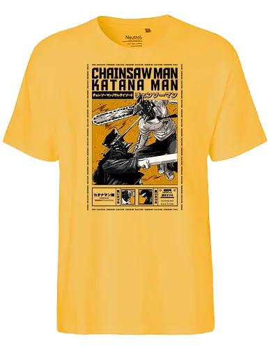 CHAINSAW REVENGE |W| - chainsaw, anime, manga, man - Fairtrade T-Shirt