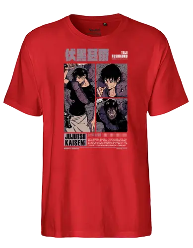 THE SORCERER KILLER - anime, manga, jujutsu, toji - Fairtrade T-Shirt