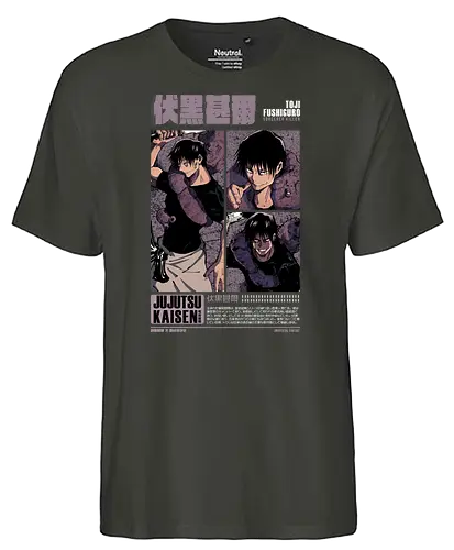 THE SORCERER KILLER - anime, manga, jujutsu, toji - Fairtrade T-Shirt