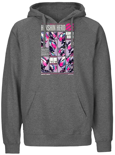 HENSHIN HERO - KR - hero, insect, Kaijin, kaiju - Fairtrade Hoodie