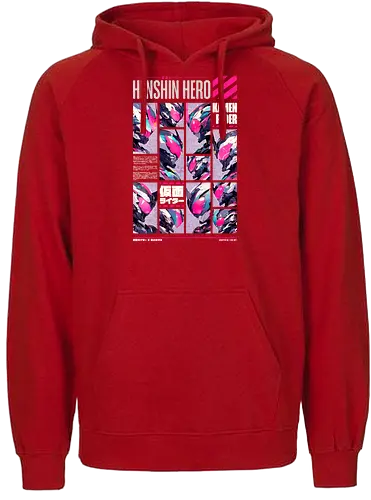 HENSHIN HERO - KR - hero, insect, Kaijin, kaiju - Fairtrade Hoodie