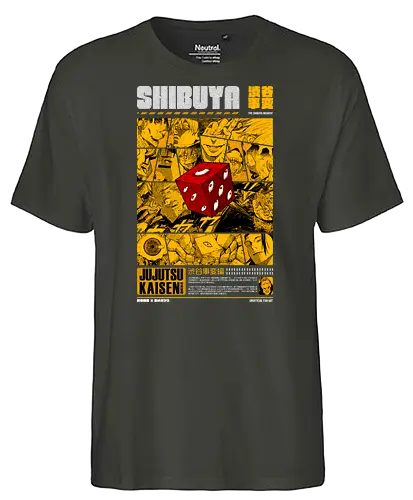 SHIBUYA - jujutsu, shibuya, anime, manga - Fairtrade T-Shirt