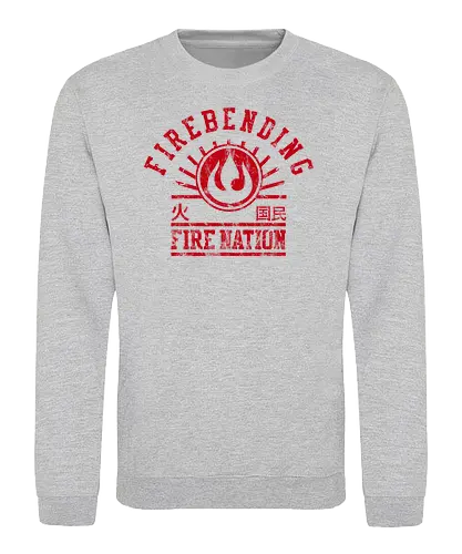 Fire Nation - avatar, aang, korra, elemente, elements - Sweatshirt