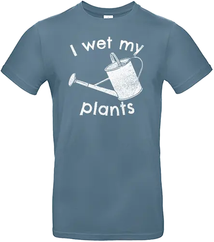 I wet my plants - Dadjoke, pun, pflanzen, plants, funny - Standard T-Shirt