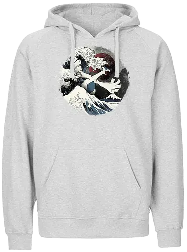 The Great Legend - pocket, monster, legendary, grt wave - Fairtrade Hoodie