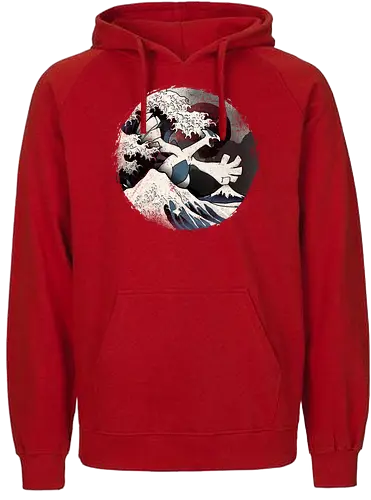 The Great Legend - pocket, monster, legendary, grt wave - Fairtrade Hoodie