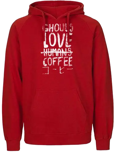 Ghouls love coffee - ghoul, kaffee - Fairtrade Hoodie