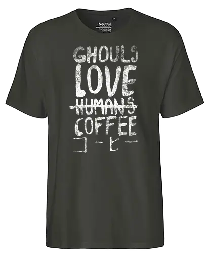 Ghouls love coffee - ghoul, kaffee - Fairtrade T-Shirt