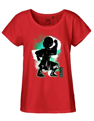 Cosmic Earth - Toph, erde, elemente, earth - Fairtrade Girl Shirt
