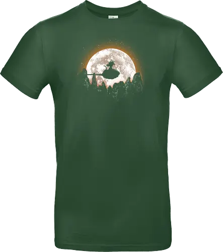 Moonlight Clouds - jindujun, son goku, moon - Standard T-Shirt