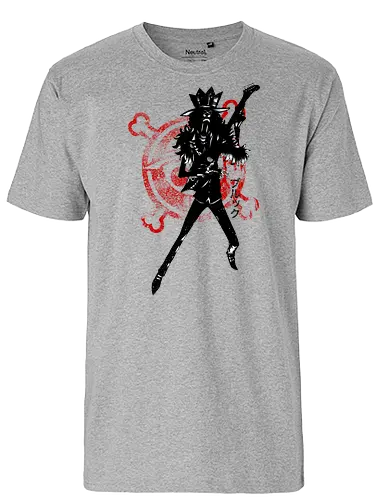 Crimson Musician - Brook, pirate, Strohhut - Fairtrade T-Shirt
