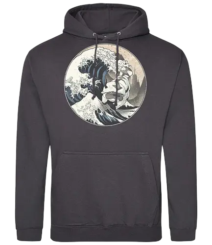 The Great Air Bison - wave, Bison, Appa, element - Standard Hoodie