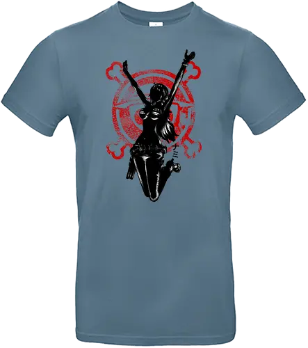 Crimson cat burglar - nami, Navigator, Strohhut - Standard T-Shirt