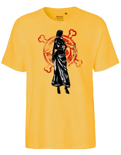 Crimson Archaeologist - nico robin, Strohhut - Fairtrade T-Shirt