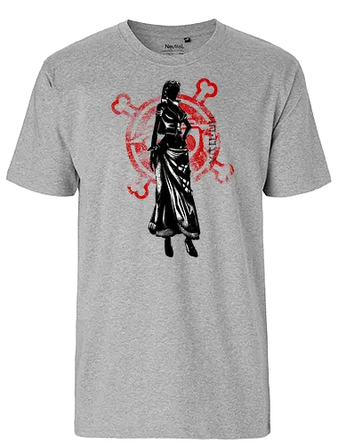 Crimson Archaeologist - nico robin, Strohhut - Fairtrade T-Shirt