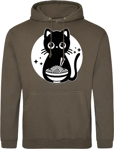 Kawaii Ramen Black Cat