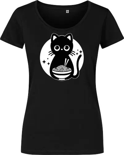 Kawaii Ramen Black Cat