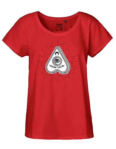 Good Luck Ouija - ouija, board, witch - Fairtrade Girl Shirt