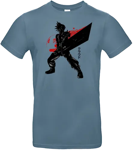 Crimson Ex-soldier - final, fantasy, gaming, cloud - Standard T-Shirt