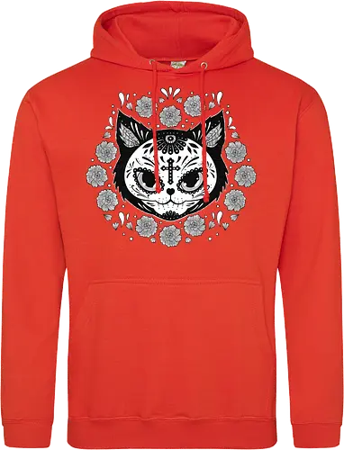Catrina Cat day of the dead Mexican holiday