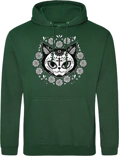 Catrina Cat day of the dead Mexican holiday