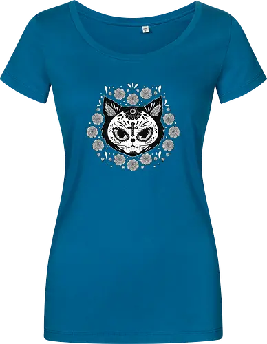 Catrina Cat day of the dead Mexican holiday