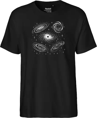 Galaxies - space, galaxy - Fairtrade T-Shirt