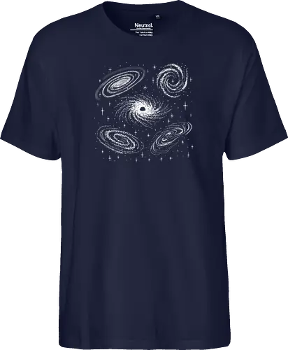 Galaxies - space, galaxy - Fairtrade T-Shirt