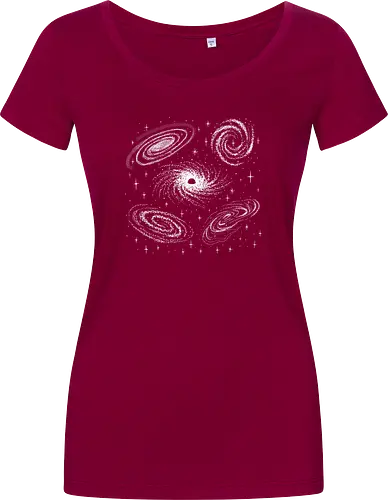 Galaxies - space, galaxy - Women T-Shirt