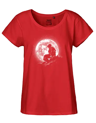 Moonlight Iron - iron, giant, moon - Fairtrade Girl Shirt