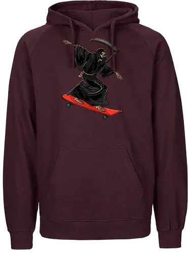 Soul Skate - tod, skateboard, skaten, dth, rper - Fairtrade Hoodie