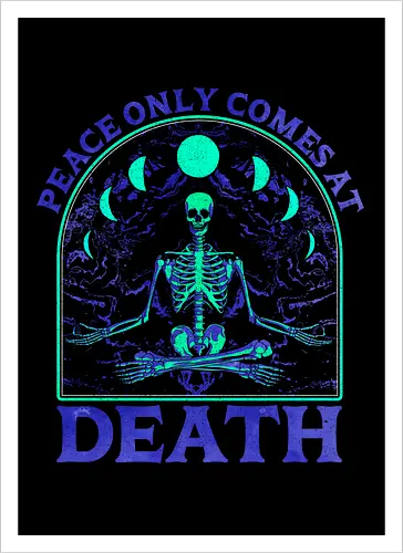 Peace comes only at death