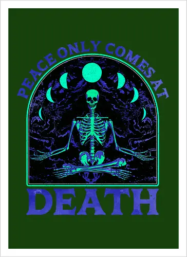 Peace comes only at death