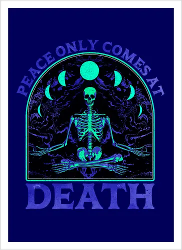 Peace comes only at death