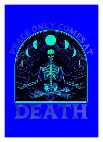 Peace comes only at death