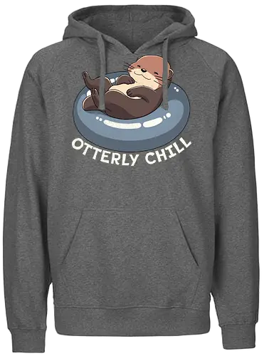 Otterly chill - otter, cute, chill - Fairtrade Hoodie