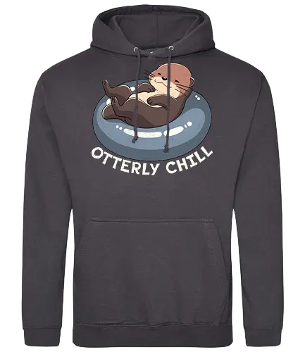 Otterly chill - otter, cute, chill - Standard Hoodie