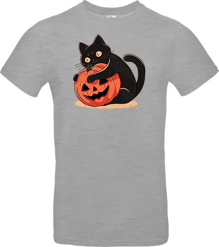 Pumpkin Embrace Cat