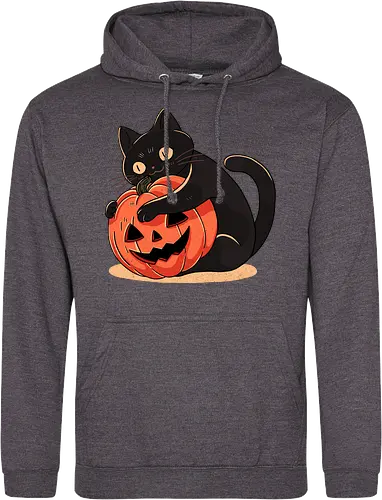Pumpkin Embrace Cat
