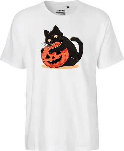 Pumpkin Embrace Cat