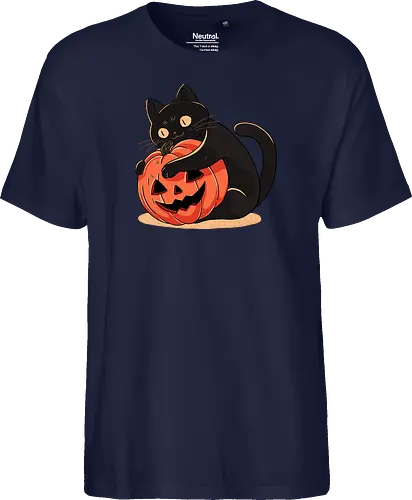 Pumpkin Embrace Cat