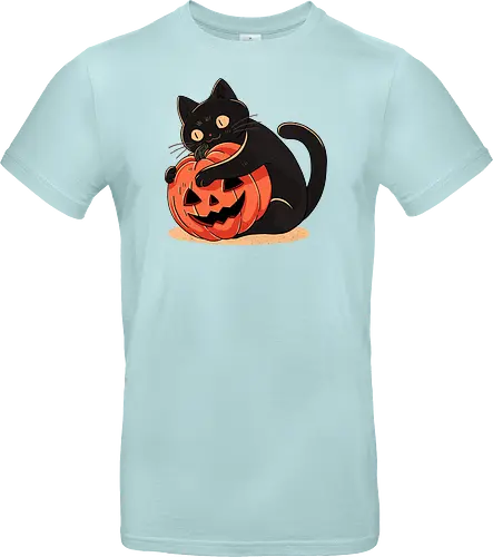 Pumpkin Embrace Cat