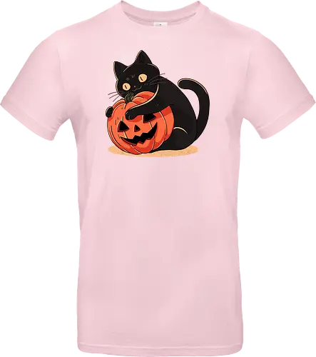 Pumpkin Embrace Cat