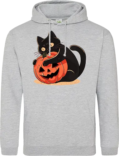 Pumpkin Embrace Cat