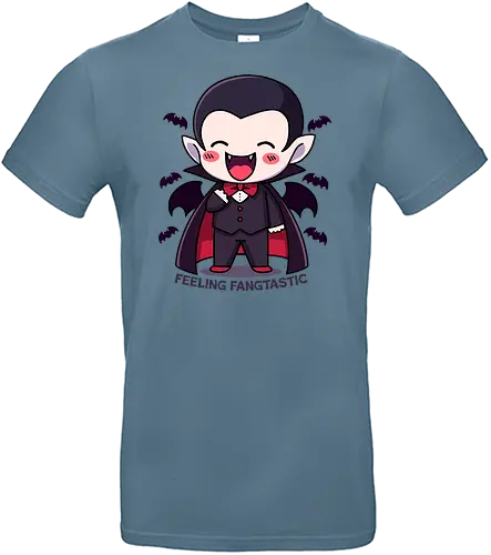 Fangtastic - vampire, cute, bat - Standard T-Shirt