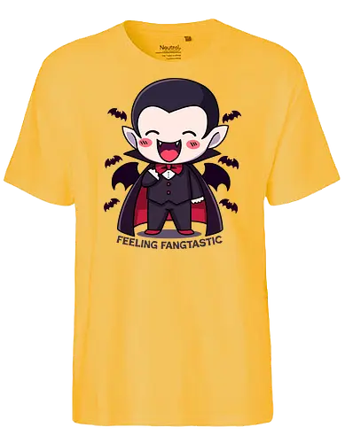 Fangtastic - vampire, cute, bat - Fairtrade T-Shirt